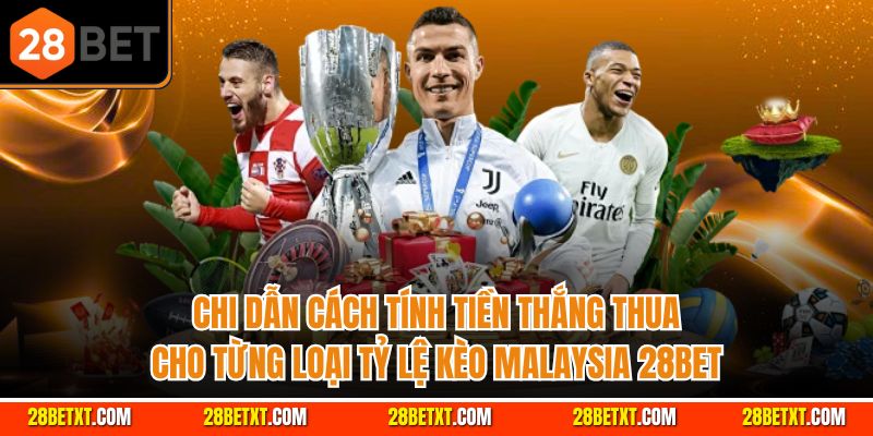 Chỉ dẫn cách tính tiền thắng thua cho từng loại tỷ lệ kèo Malaysia 28bet